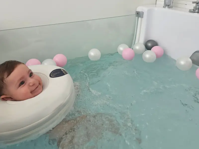 Baby im Spa
